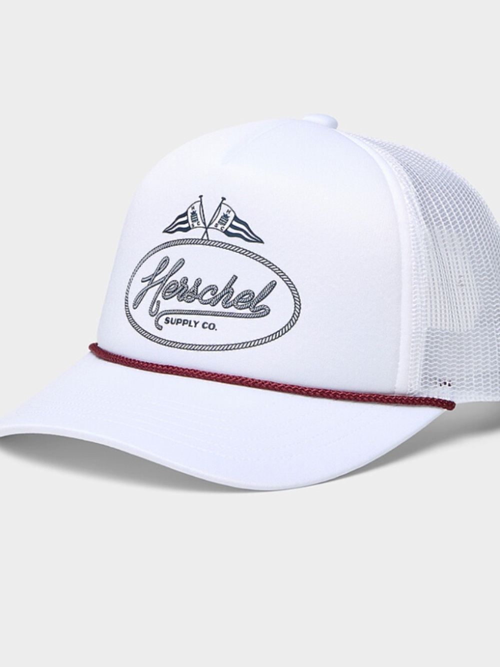Herschel Marina cord trucker cap hat NWT